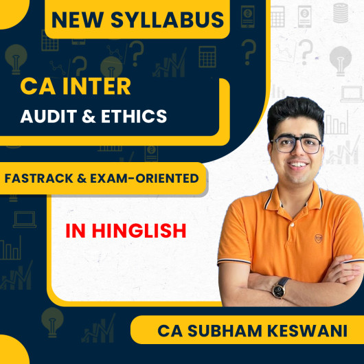 CA Shubham Keswani Auditing and Ethics Fastrack Exam-Oriented Live Guidance Batch Online Classes For CA Inter CA Shubham Keswani Auditing and Ethics Fastrack Exam-Oriented Live Guidance Batch Online Classes For CA Inter