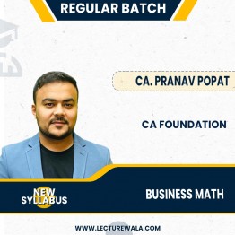 PRANAV POPAT CA Foundation Business Mathematics