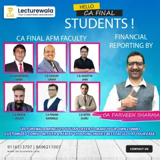 CA Parveen Sharma FR & AFM India's Best Faculty Exclusive Regular Combo Classes For CA Final Online Classes CA Parveen Sharma FR & AFM India's Best Faculty Exclusive Regular Combo Classes For CA Final Online Classes