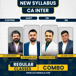 CA Vinod Reddy For Costing &amp; CA Rishabh Jain For Audit &amp; CA Prashant Sarda For FM &amp; CA Amit Tated For SM Regular Batch Group 2