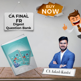 CA Final Financial Reporting Digest Question Bank with MCQs By CA Aakash Kandoi Applicable for May &amp; Nov 2026