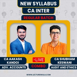 CA Aakash Kandoi Advanced Accounts & CA Shubham Keswani Auditing 