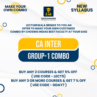CA Inter Group-1 Combo New Syllabus Regular Course By India's Best Faculty : Online Classes