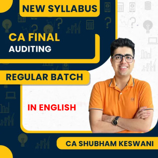 CA Final New Syllabus Audit Regular Batch In Full English By CA Shubham Keswani