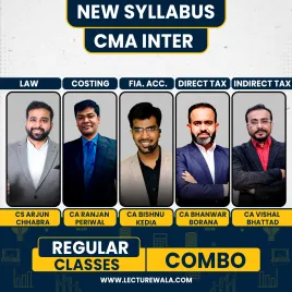 CMA Inter Grp 1 Combo - Law &amp; FA &amp; Taxation &amp; Costing Regular Batch with CA Bishnu Kedia