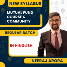 Neeraj Arora Mutual Fund Course &amp; Community - Live plus: online claases