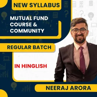 Neeraj Arora Mutual Fund Course & Community - Live plus: online claases