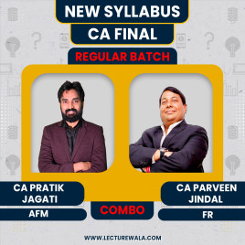 CA Final FR &amp; AFM Combo Fastrack Batch By CA Parveen Jindal and CA Pratik Jagati : ONLINE CLASSES. 
