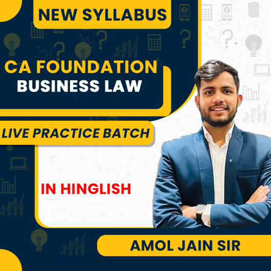 CA Foundation Business Law Fastrack Live Practice Batch by Amol Jain Sir