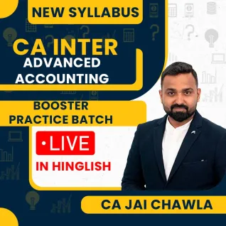 CA Jai Chawla Advanced Accounts Booster Practice Batch For CA Inter CA Jai Chawla Advanced Accounts Booster Practice Batch For CA Inter