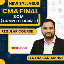 CMA Final Strategic Cost Management (SCM) - Complete New Course By CA Omkar Ambre : Online classes.