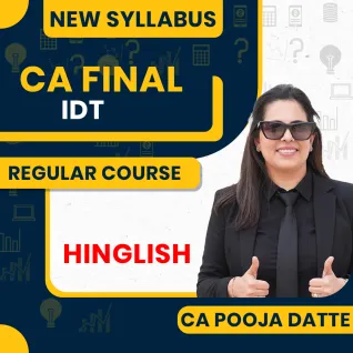 CA/CMA Final Group II Indirect Tax Laws Full Lectures by CA Pooja Datte (With Hard Books) Online Classes 