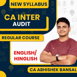 CA Abhishek Bansal Auditing and Ethics Regular Classes In English &amp; Hinglish For CA Inter : Online Classes