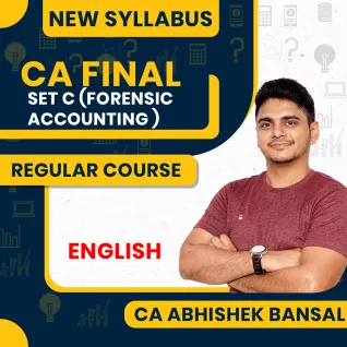 CA Abhishek Bansal Self-Paced Online Module -SET C Forensic Accounting (Paper 7) In Both Language For CA Final