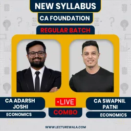 CA Foundation Individual Paper 4 Business Economics Full Lectures By CA Swapnil Patni &amp; CA Adarsh Joshi