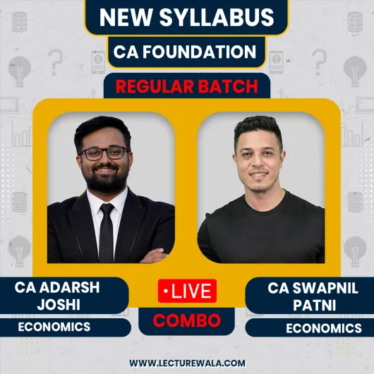 CA Foundation Individual Paper 4 Business Economics Full Lectures By CA Swapnil Patni & CA Adarsh Joshi
