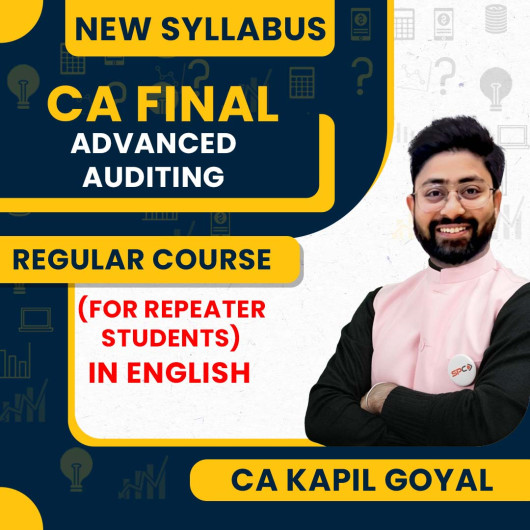 CA Final Audit Regular Course by CA Kapil Goyal for Repeater Students : Online classes. CA Final Audit Regular Course by CA Kapil Goyal for Repeater Students : Online classes.