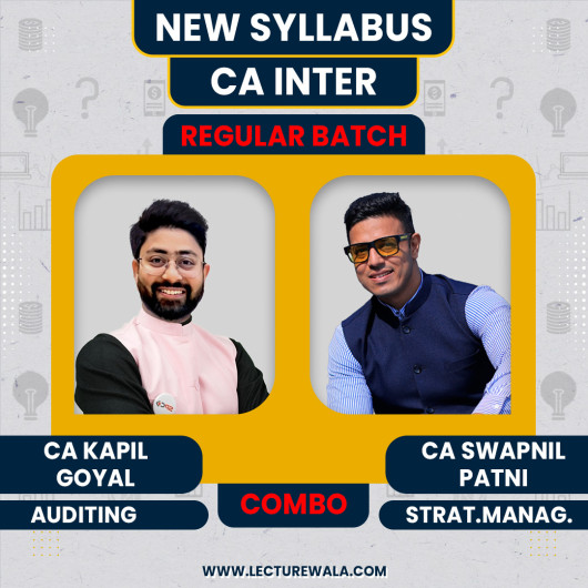 CA Kapil Goyal Auditing & CA Swapnil Patni SM Regular Online Combo Classes For CA Inter Group - 2