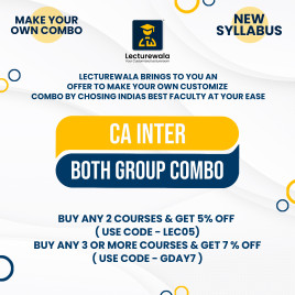 CA Inter Both Group Combo New Syllabus Regular Course By India's Best Faculty : Online Classes CA Inter Both Group Combo New Syllabus Regular Course By India's Best Faculty : Online Classes
