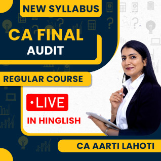  CA Aarti Lahoti Audit Hinglish Full Coverage Marathon Batch For CA Final 