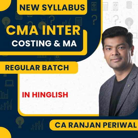 CA Ranjan Periwal Cost Accounting And Management Accounting Combo Regular Batch For CMA Inter CA Ranjan Periwal Cost Accounting And Management Accounting Combo Regular Batch For CMA Inter