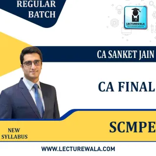 CA Final SCMPE Fresh Recording Regular Course 1.5 Views & 12 Months By CA Sanket Jain : Pen drive / Online classes. CA Final SCMPE Fresh Recording Regular Course 1.5 Views & 12 Months By CA Sanket Jain : Pen drive / Online classes.