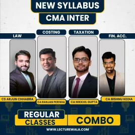 CMA Inter Grp 1 Combo - Law & FA & Taxation & Costing Regular Batch By Ranjan Periwal Classes CMA Inter Grp 1 Combo - Law & FA & Taxation & Costing Regular Batch By Ranjan Periwal Classes