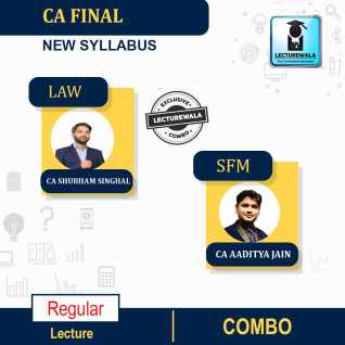 CA Final SFM & LAW Combo Regular Course By CA Aaditya Jain and CA Shubham Singhal: pen drive & online classes. CA Final SFM & LAW Combo Regular Course By CA Aaditya Jain and CA Shubham Singhal: pen drive & online classes.