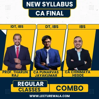 CA Final Paper 6 Integrated Business Solutions (Multi-disciplinary case study with Strategic Management)_New Syllabus By CA Punarvas Jayakumar, CMA Tharun Raj , CA Chinmaya Hegde : Online Lecture CA Final Paper 6 Integrated Business Solutions (Multi-disciplinary case study with Strategic Management)_New Syllabus By CA Punarvas Jayakumar, CMA Tharun Raj , CA Chinmaya Hegde : Online Lecture