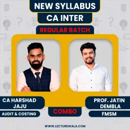 CA Inter Regular Group 2 COMBO for May &amp; Sept. 2026 by CA Harshad Jaju &amp; Prof.Jatin Dembla
