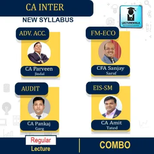 CA Inter Group-2 All Subject Regular Course by CA Parveen Jindal, CFA Sanjay Saraf, CA Pankaj Garg, CA Amit Tated :Pen Drive / Online Classes CA Inter Group-2 All Subject Regular Course by CA Parveen Jindal, CFA Sanjay Saraf, CA Pankaj Garg, CA Amit Tated :Pen Drive / Online Classes