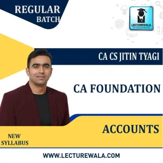 CA Foundation Accounts Regular Course New Syllabus: By CA CS Jitin Tyagi: Pen drive / Online classes. CA Foundation Accounts Regular Course New Syllabus: By CA CS Jitin Tyagi: Pen drive / Online classes.