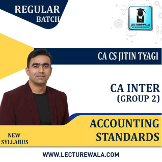 CA Inter Group 2 Accounting Standards Regular Course New Syllabus : By CA CS Jitin Tyagi : Pen drive / online classes CA Inter Group 2 Accounting Standards Regular Course New Syllabus : By CA CS Jitin Tyagi : Pen drive / online classes