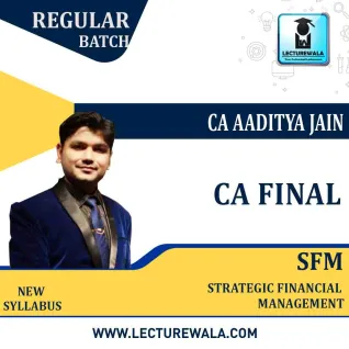CA Final SFM Regular Course (Hindi) By CA Aaditya Jain: Pendrive / Online Classes. CA Final SFM Regular Course (Hindi) By CA Aaditya Jain: Pendrive / Online Classes.