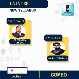 CA Inter Group 2 Advance Accounts & Fm-Eco Regular Course Combo By CA Parveen Jindal & CA Aditya Jain : Pen drive / online classes. CA Inter Group 2 Advance Accounts & Fm-Eco Regular Course Combo By CA Parveen Jindal & CA Aditya Jain : Pen drive / online classes.