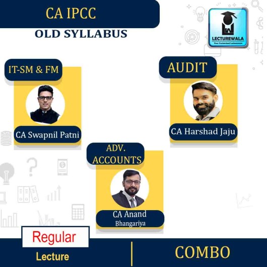 CA Ipcc Combo Group - 2 Regular Course : Video Lecture + Study Material By CA Swapnil Patni, CA Harshad Jaju, CA Anand Bhangariya (For May 2021 & Nov. 2021)