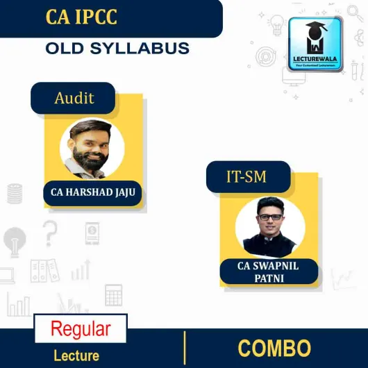 CA IPCC ITSM & Audit Regular Course Combo : Video Lecture + Study Material By CA Swapnil Patni & CA Harshad Jaju (For May 2021 & Nov. 2021)