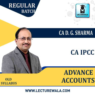CA Ipcc Advance Accounts Regular Course : Video Lecture + Study Material By DG Sharma (For Nov. 2021 & May 2021)
