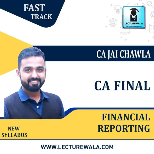 CA Final Financial Reporting Crash Course By CA Jai Chawla : Pendrive/Online classes.