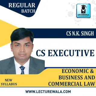 CS Executive Economic, Business And Commercial Law Regular Course : Video Lecture + Study Material By CS NK Singh (For Dec 2022 & June 2022) CS Executive Economic, Business And Commercial Law Regular Course : Video Lecture + Study Material By CS NK Singh (For Dec 2022 & June 2022)
