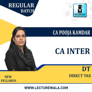 CA Inter Direct Tax Regular Course By CA Pooja Kamdar: Pen drive / Google drive. CA Inter Direct Tax Regular Course By CA Pooja Kamdar: Pen drive / Google drive.