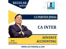 CA Inter Adv Accounts Regular Course By CA Praveen Jindal : PEN DRIVE / ONLINE CLASSES.