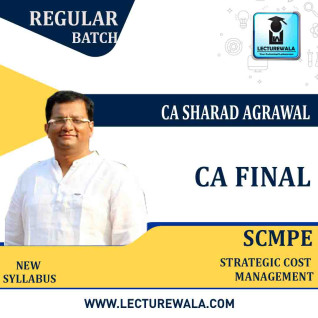 CA Final SCMPE New Syllabus Regular Course : Video Lecture + Study Material By CA Sharad Agrawal (For Till Nov. 2023) CA Final SCMPE New Syllabus Regular Course : Video Lecture + Study Material By CA Sharad Agrawal (For Till Nov. 2023)