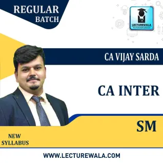 CA Inter SM New Syllabus Regular Course By CA Vijay Sarda : Online Classes/Pen Drive CA Inter SM New Syllabus Regular Course By CA Vijay Sarda : Online Classes/Pen Drive