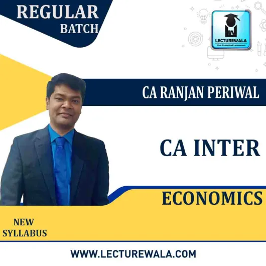 CA Inter Economics New Syllabus by CA Ranjan Periwal : Pen Drive / Online Classes