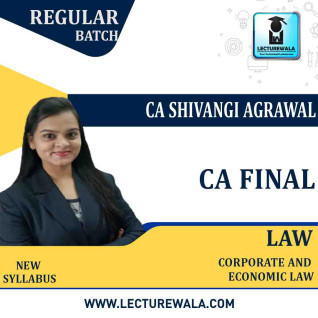 CA Final Corporate & Economic Laws Regular Course By CA Shivangi Agarwal: Pen Drive / Google Drive. CA Final Corporate & Economic Laws Regular Course By CA Shivangi Agarwal: Pen Drive / Google Drive.