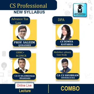 CS Professional Combo - (DPA + ATL + GCRMCE + RCDNCR + MCS + Insolvency ) New Syllabus : Video Lecture + Study Material by Inspire Academy (For June 2022 & Dec 2022)) CS Professional Combo - (DPA + ATL + GCRMCE + RCDNCR + MCS + Insolvency ) New Syllabus : Video Lecture + Study Material by Inspire Academy (For June 2022 & Dec 2022))