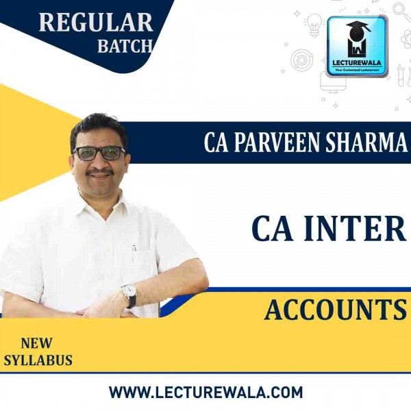 CA Inter Accounting Feb -21 Batch Regular Course By CA Parveen Sharma : pen drive classes.