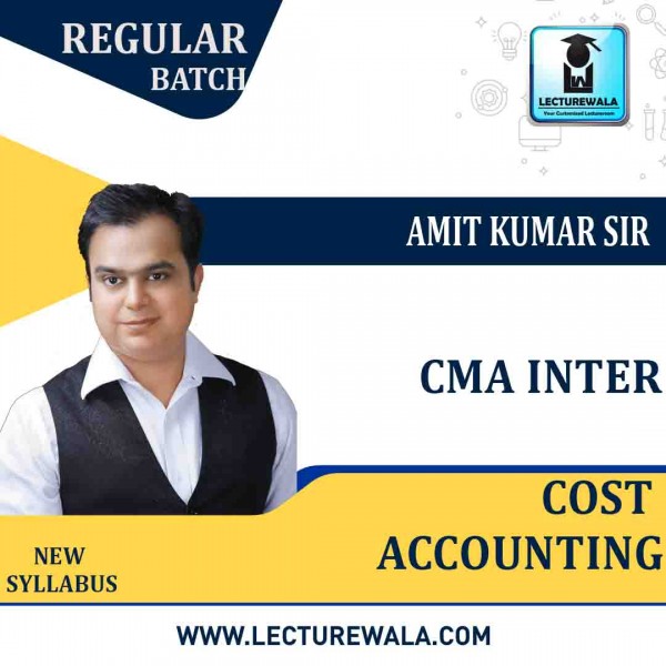 CMA Inter Cost Accounting Regular Course By Amit Kumar : Pen Drive / Online Classes