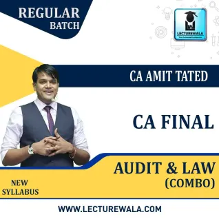 CA Final Audit And Law Combo Regular Course by CA Amit Tated : Pen Drive / Online Classes CA Final Audit And Law Combo Regular Course by CA Amit Tated : Pen Drive / Online Classes